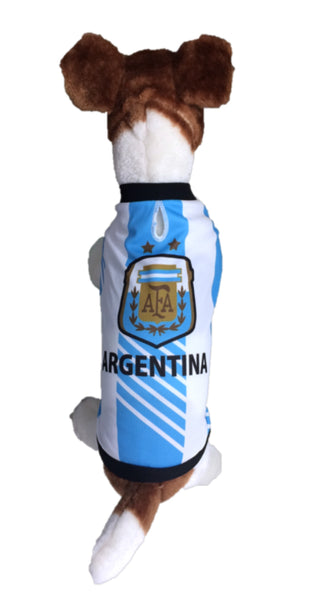 Dog Soccer Jersey Colombia-Pet T-Shirt- Made of 100% India