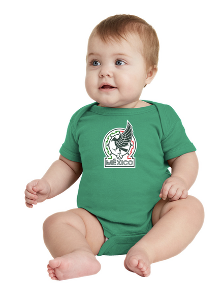 2022 World Cup Mexico White Romper - Infant/Toddler - 3-6M